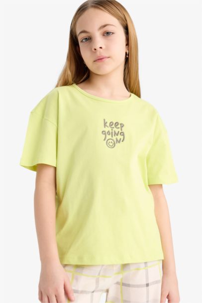 Girl Top Bottom 2 Piece Pajama Set