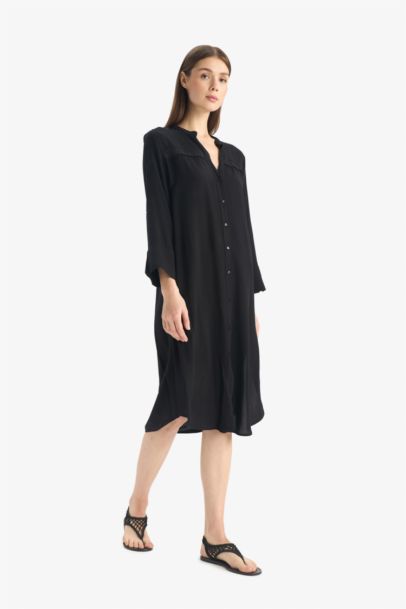 Fall in Love Regular Fit Printed Beach Dress