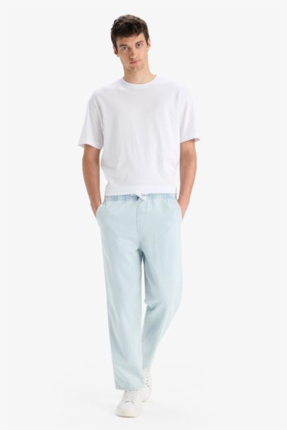 Cotton Normal Waist Wide Leg Summer Jeans