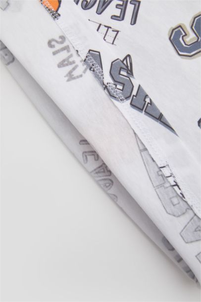 Baby Boy Sport Printed Cotton 2 Piece T-Shirt Sweatpants Set