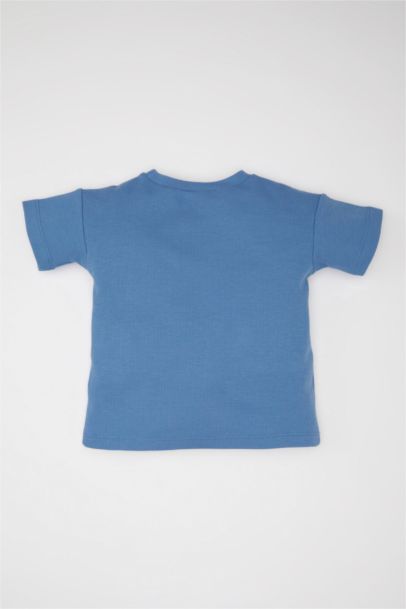 T-Shirt à Manches Courtes et Col Rond pour Bébé Garçon