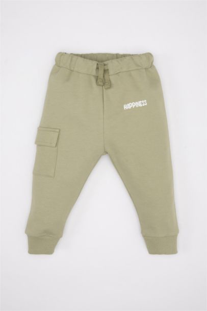 Baby Boy Slogan Printed Sweatpants