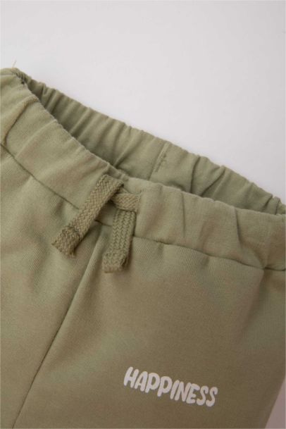 Baby Boy Slogan Printed Sweatpants