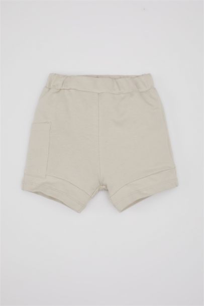 Baby Boy Slogan Printed Cotton T-Shirt Shorts 2 Piece Set