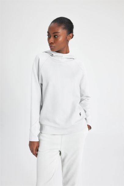 DeFactoFit Standard Fit Skuba Diving Fabric Sweatshirt