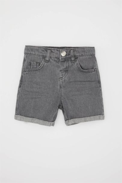 Baby Boy Regular Fit Denim Shorts