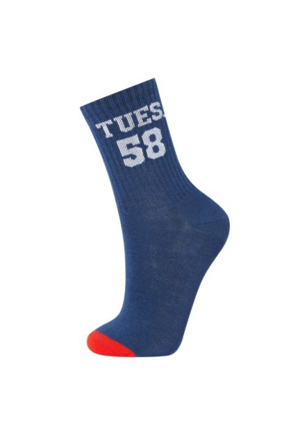 Boy School 3 Piece Cotton Long Socks