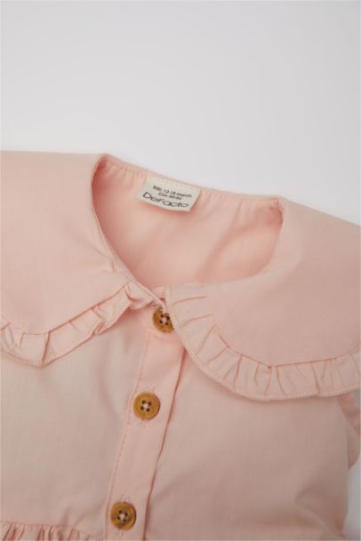 Baby Girl Sleeveless Poplin Dress