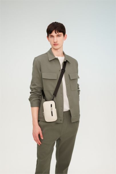 Faux Leather Phone Bag