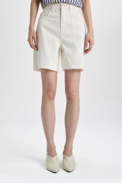 High Waist Denim Shorts