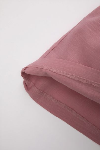 Baby Girl Short Sleeve Ribbed Camisole Dress