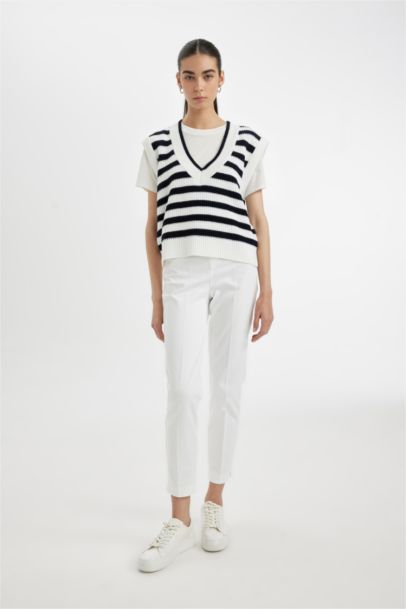 يلك صوف مخطط قصة عادية بياخة V