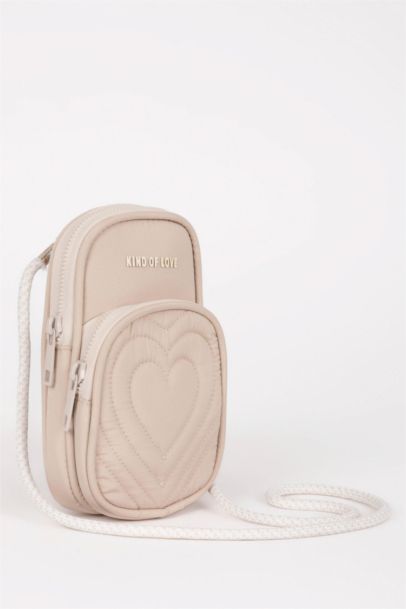 Girl Canvas Phone Bag