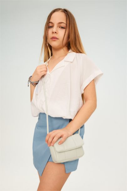 جنطة كروس بودي بناتي جلد صناعي