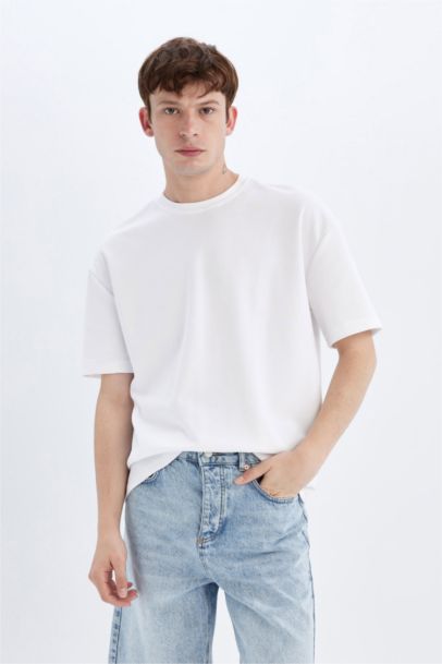 Loose Fit Denim Shorts