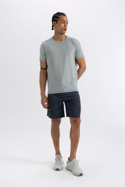 DeFactoFit Standard Fit Crew Neck Heavy Fabric T-Shirt