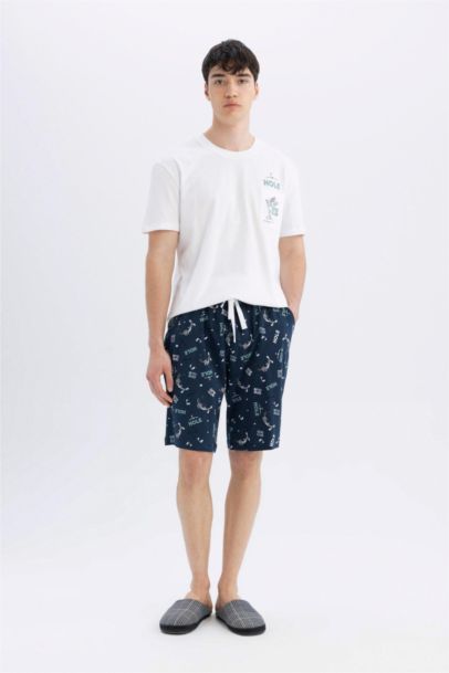 Ensemble Pyjama Jersey coupe régulière à Manches Courtes et Short Looney Tunes