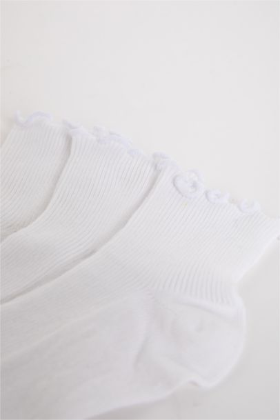 Girl 3 Piece Cotton Socks