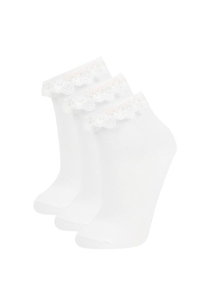 Girl 3 Piece Cotton Socks