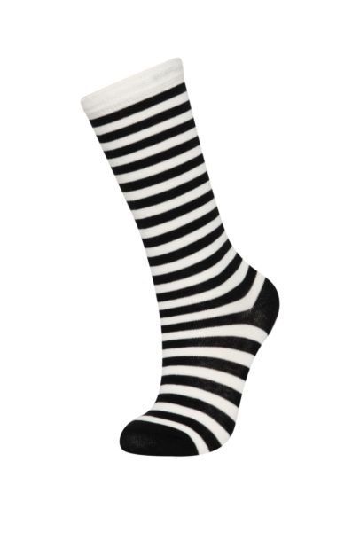 Girl Printed Cotton Long Socks