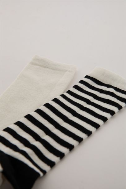 Girl Printed Cotton Long Socks