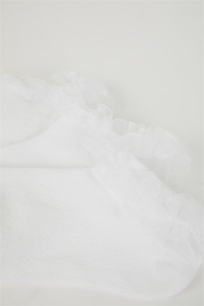 جوارب قصيرة قطن بناتي - 3 قطع