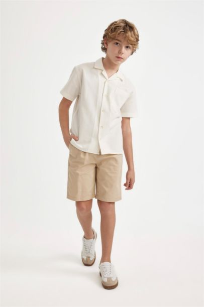 Boy Gabardine Shorts