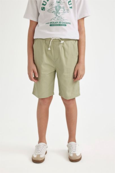Boy Gabardine Shorts
