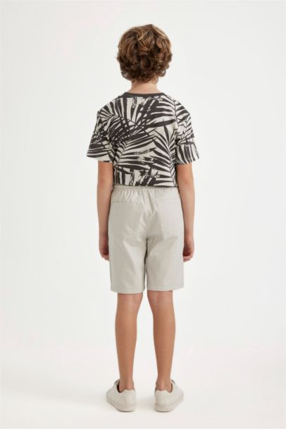 Boy Regular Fit Gabardine Shorts