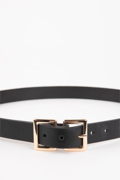 حزام كلاسيكي نسائي جلد صناعي