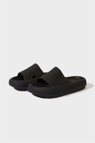 Erkek Yüksek Taban Tek Bantlı Eva Terlik