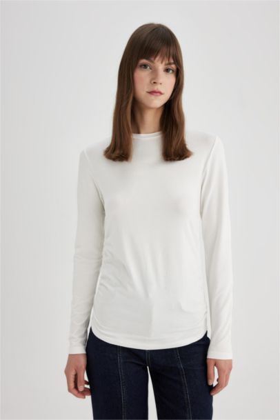 Basic Long Sleeve T-Shirt Tunic