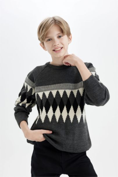 Boy Regular Fit Knitwear Pullover