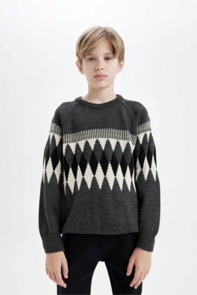 Boy Regular Fit Knitwear Pullover