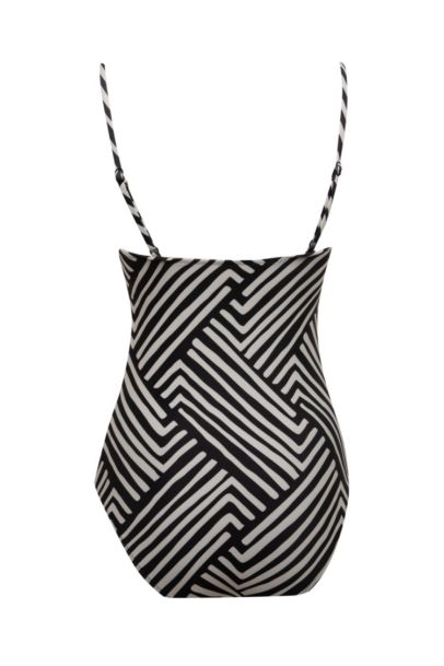 Fall in Love Regular Fit Striped Swimsuit