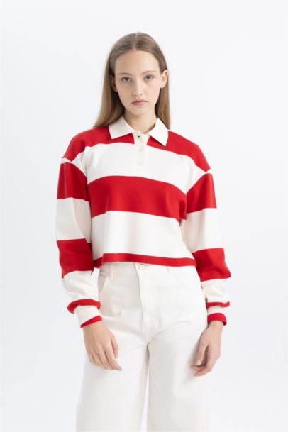 Long Sleeve Crop T-Shirt