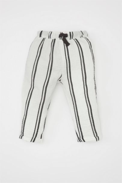 Baby Boy Short Sleeve T-Shirt Striped Pants 2 Piece Set