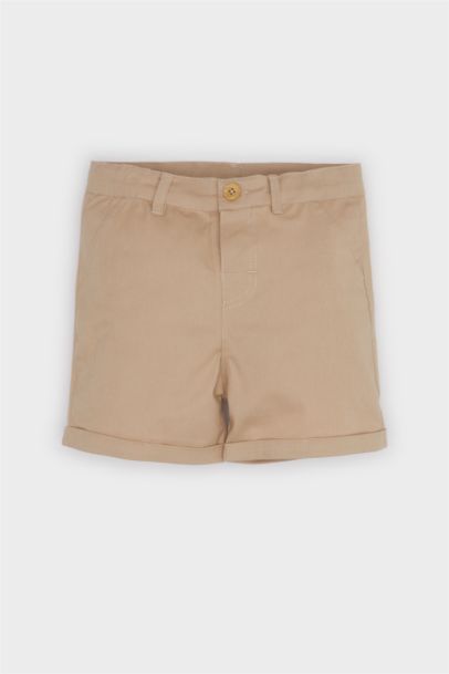 2'li Takım Çizgili Polo Tişört Şort Erkek Bebek