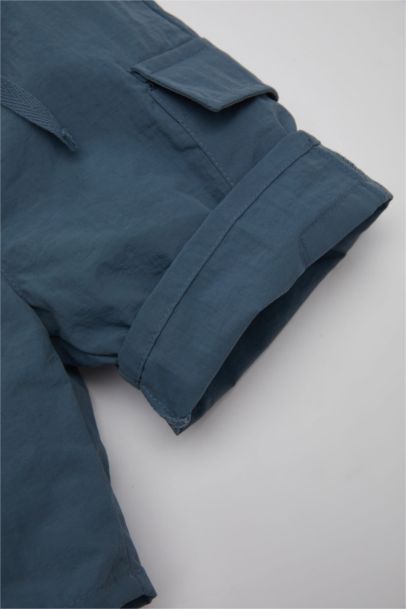 Baby Boy Pocket Parachute Shorts