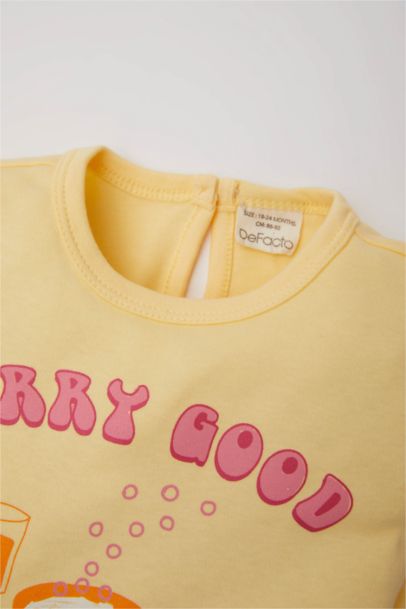 Baby Girl Printed 2 Piece Pajama Set