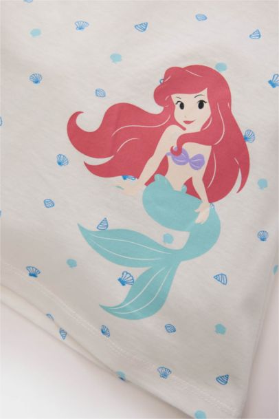 Robe Pyjama à manches courtes en coton imprimé Disney pour bébé fille