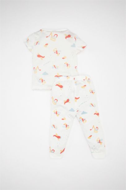 Baby Boy Printed Cotton 2 Piece Pajama Set