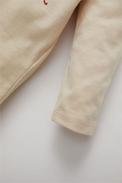 Baby Boy Crew Neck Printed Long Sleeve T-Shirt