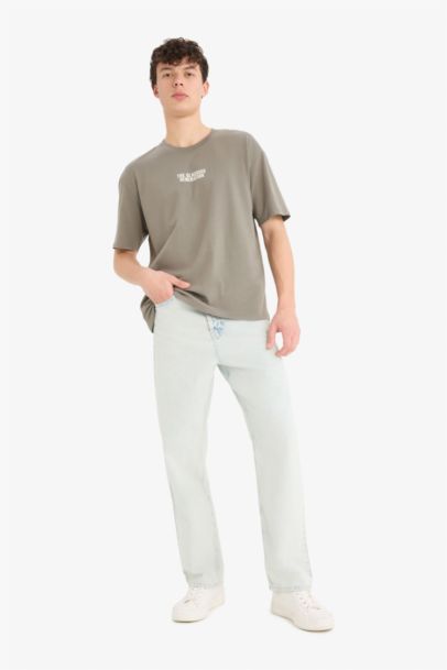 Oversize Fit Crew Neck Short Sleeve T-Shirt