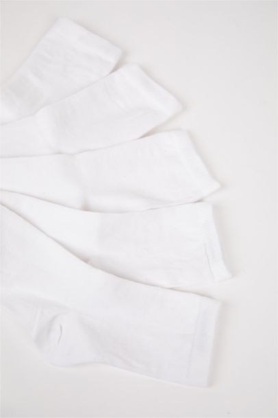 Boy 5 Piece Cotton Long Socks