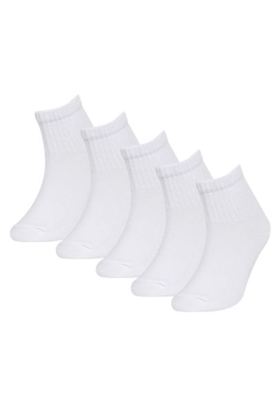 Boy 5 Piece Cotton Long Socks