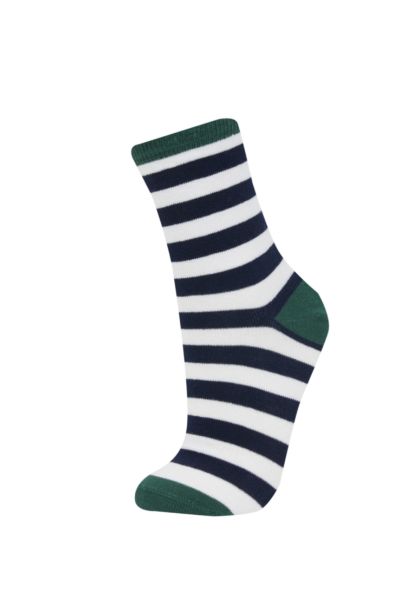 Boy 5 Piece Cotton Long Socks