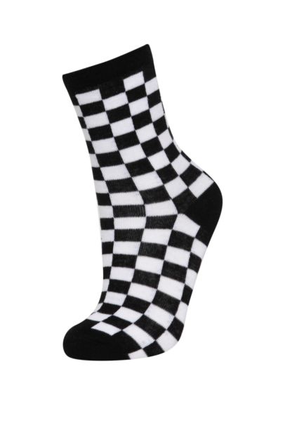 Erkek Çocuk 7'li Pamuklu Uzun Çorap