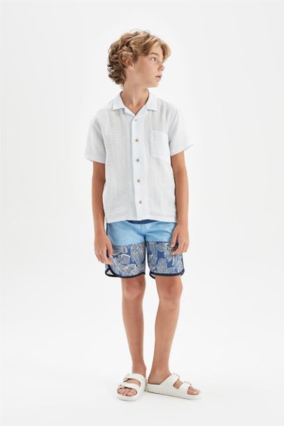 Boy Long Fit Swim Shorts