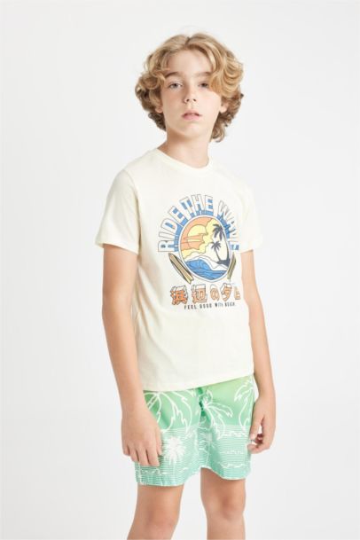 Boy Long Fit Swim Shorts